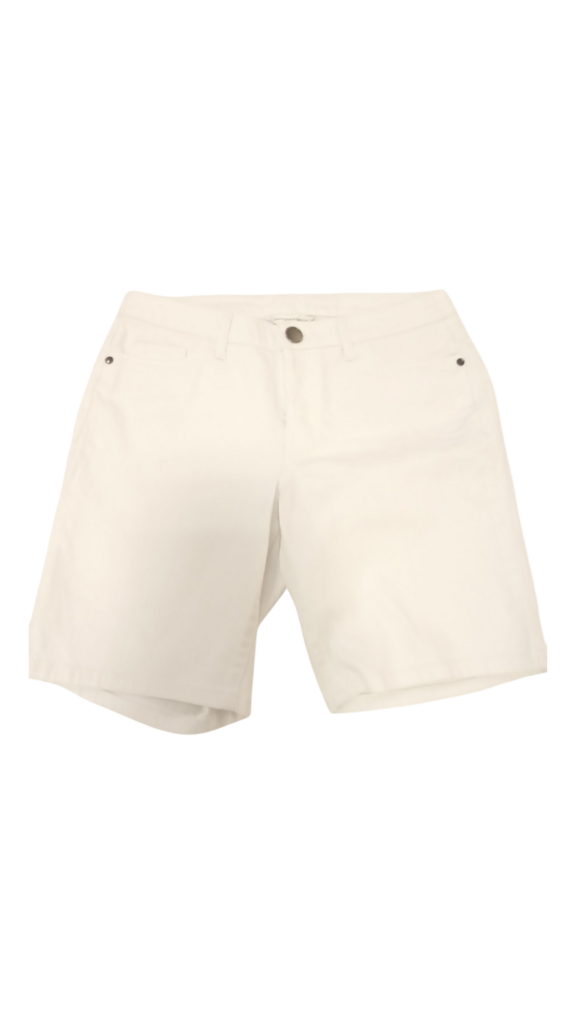 Shorts: White Denim