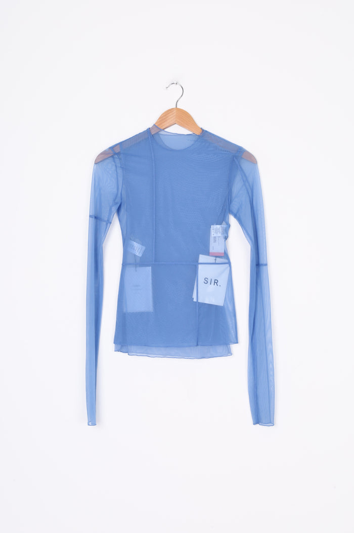 Sir. Womens Blue Top Size 0