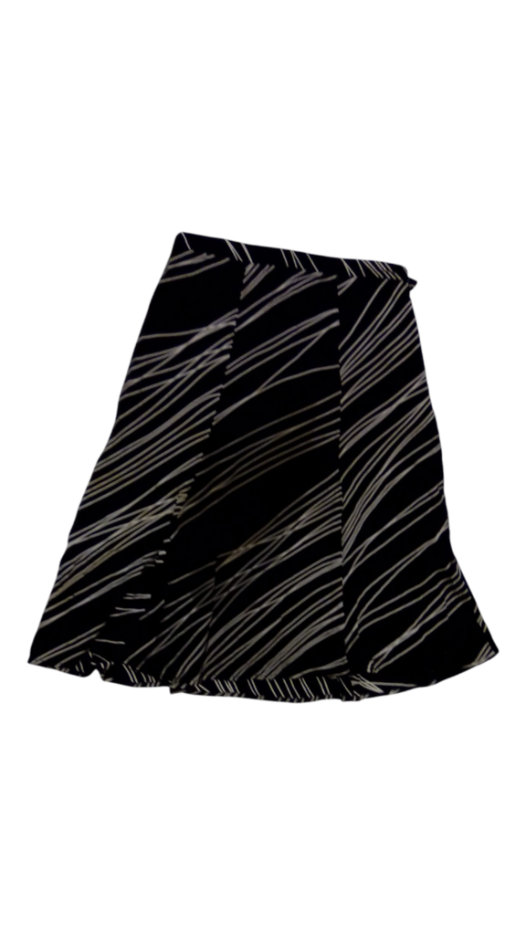 Skirt: Black/White Stripe