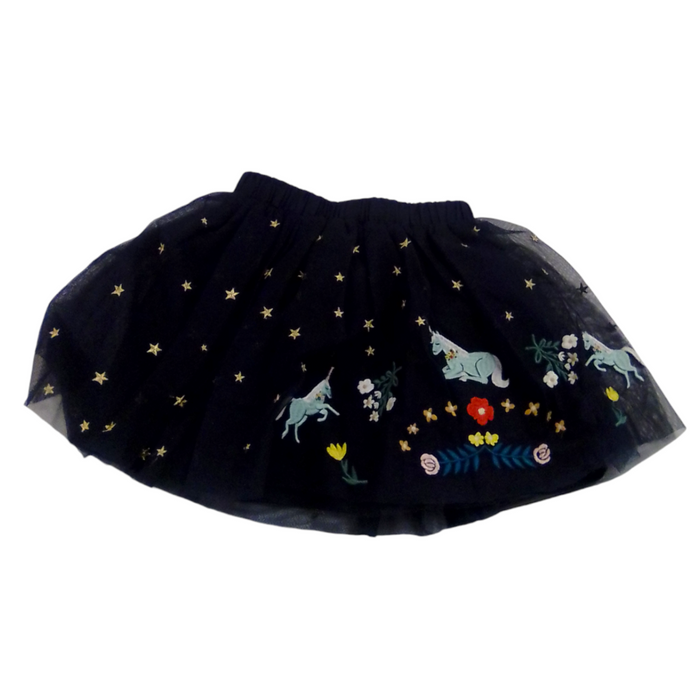 Skirt:Blue/horses/stars