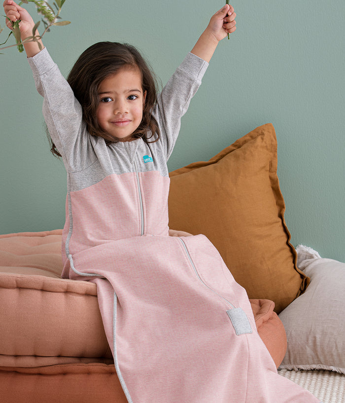 Sleep Bag Long Sleeve 1.0 TOG Organic Cotton Rose