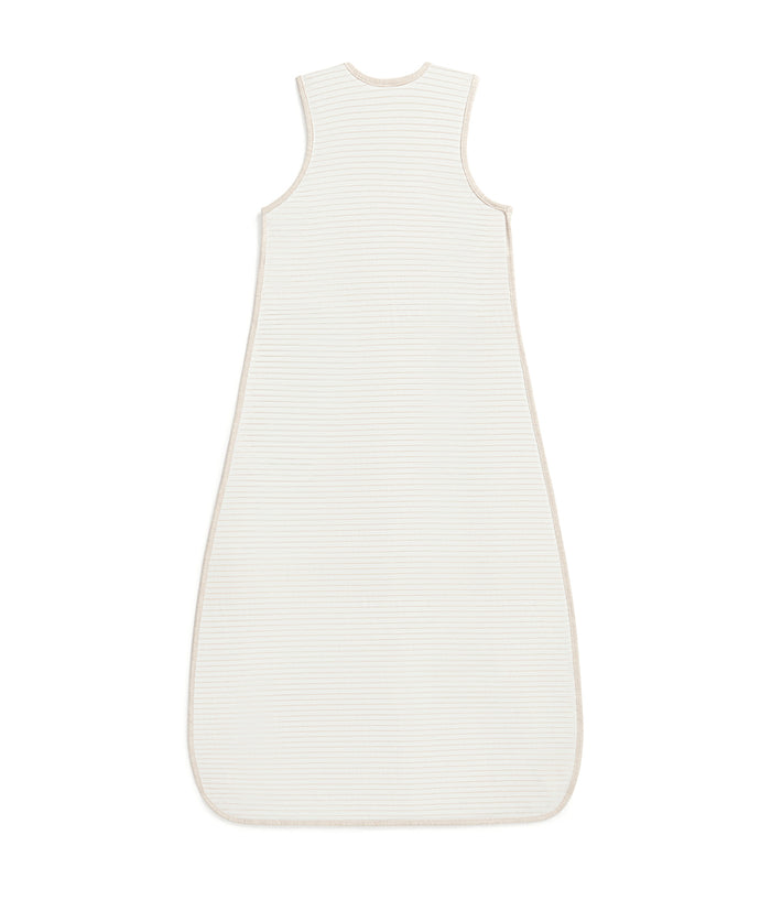 Sleep Bag Sleeveless 0.2 TOG Cotton Tan Breton Stripe