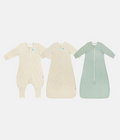 Sleep Suit & Bag Bundle | 1.5 TOG | Oatmeal Twigs | Olive Twigs