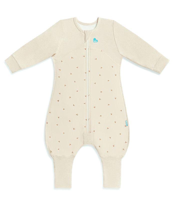 Sleep Suit & Bag Bundle | 1.5 TOG | Oatmeal Twigs | Olive Twigs