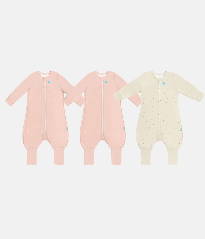 Sleep Suit Bundle | 1.5 TOG | Blush Twigs 2 | Oatmeal Twigs