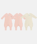 Sleep Suit Bundle | 1.5 TOG | Blush Twigs 2 | Oatmeal Twigs