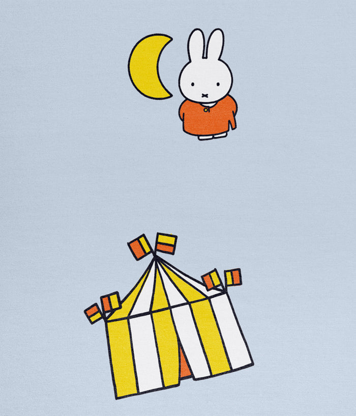 Sleep Suit Long Sleeve 1.0 TOG Cotton Blue Miffy Placement