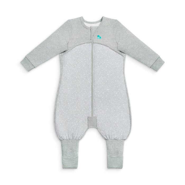 Sleep Suit Long Sleeve 1.0 TOG Cotton Grey Stardust