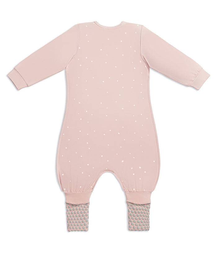 Sleep Suit Long Sleeve 1.0 TOG Cotton Powder Pink Twinkle
