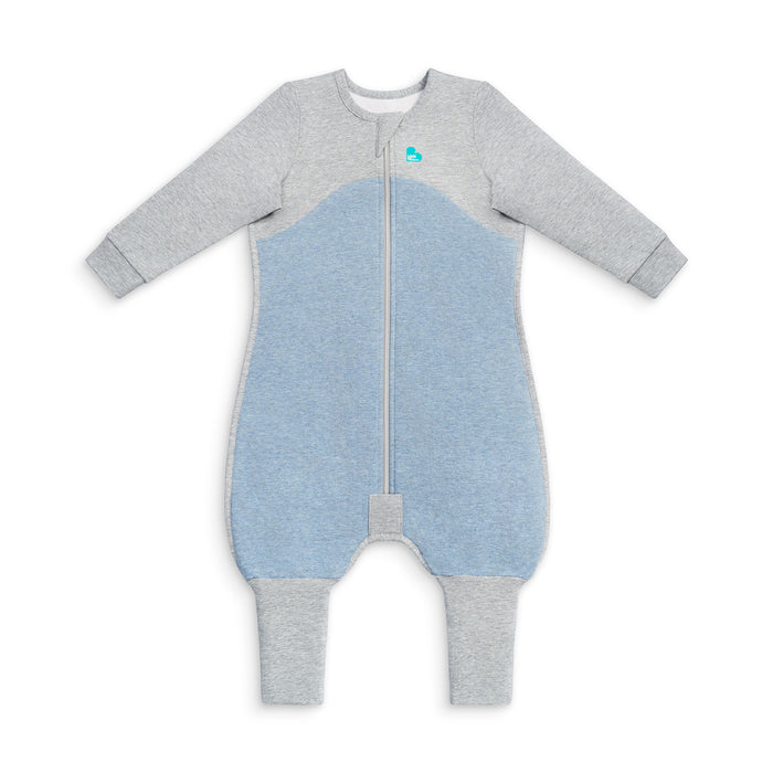 Sleep Suit Long Sleeve 1.0 TOG Organic Cotton Dusty Blue