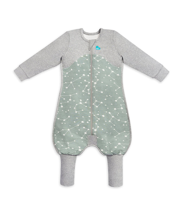 Sleep Suit Long Sleeve 1.0 TOG Organic Cotton Olive Stellar