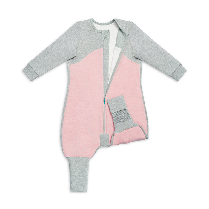 Sleep Suit Long Sleeve 1.0 TOG Organic Cotton Rose