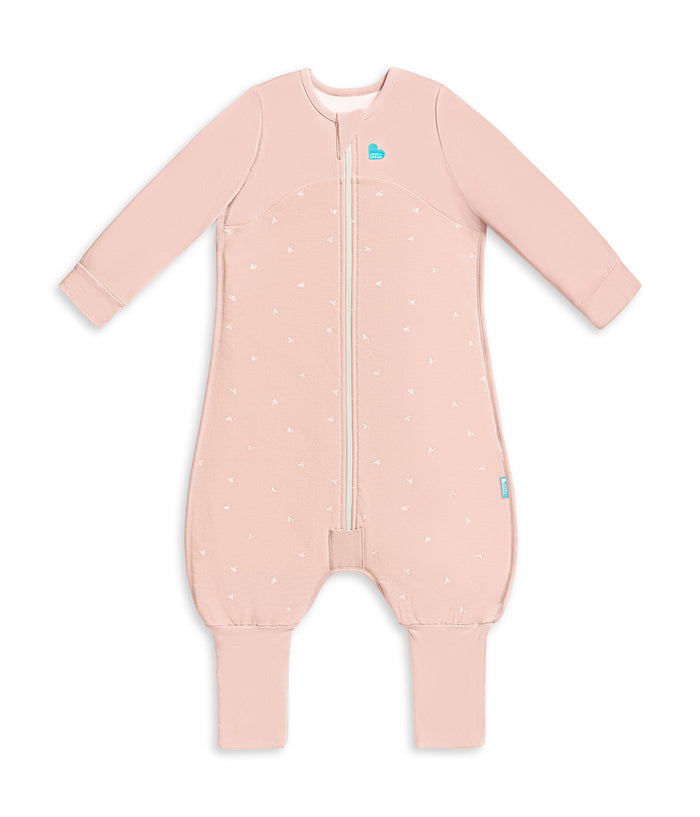Sleep Suit Long Sleeve 1.5 TOG Cotton Fleece Blush Twigs