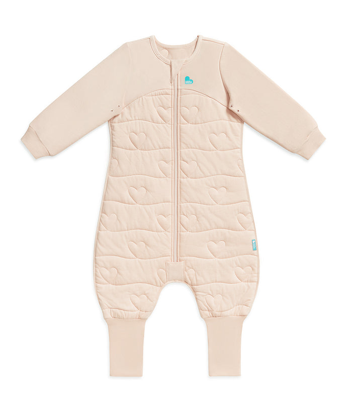 Sleep Suit Long Sleeve 3.5 TOG Cotton Blush Heart Quilting