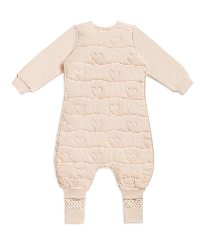 Sleep Suit Long Sleeve 3.5 TOG Cotton Blush Heart Quilting