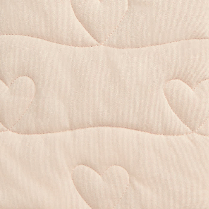 Sleep Suit Long Sleeve 3.5 TOG Cotton Blush Heart Quilting