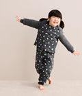 Sleep Suit Long Sleeve Two-Piece 2.5 TOG Organic Cotton/Merino Wool Charcoal Lamb's Best Friend