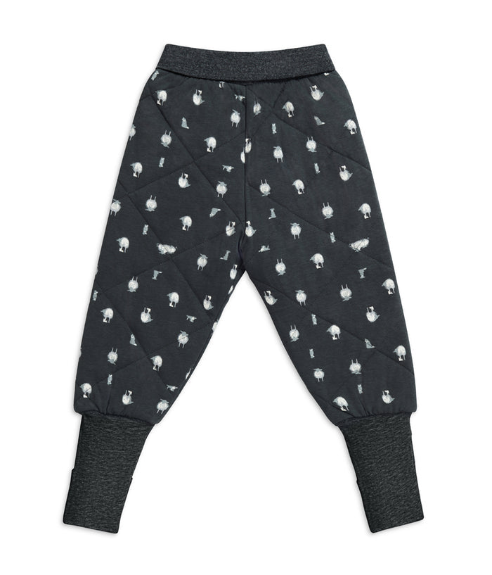 Sleep Suit Long Sleeve Two-Piece 2.5 TOG Organic Cotton/Merino Wool Charcoal Lamb's Best Friend