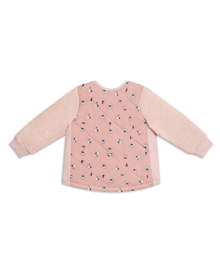 Sleep Suit Long Sleeve Two-Piece 2.5 TOG Organic Cotton/Merino Wool Rose Lamb's Best Friend