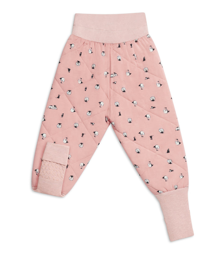 Sleep Suit Long Sleeve Two-Piece 2.5 TOG Organic Cotton/Merino Wool Rose Lamb's Best Friend