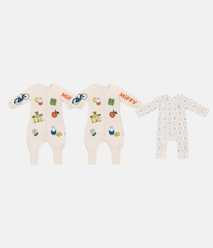 Sleep Suit Miffy Gift Bundle | 1.0 TOG | Sleep Suit 2 | Romper | Birch