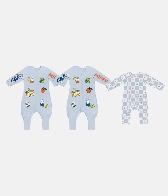 Sleep Suit Miffy Gift Bundle | 1.0 TOG | Sleep Suit 2 | Romper | Blue