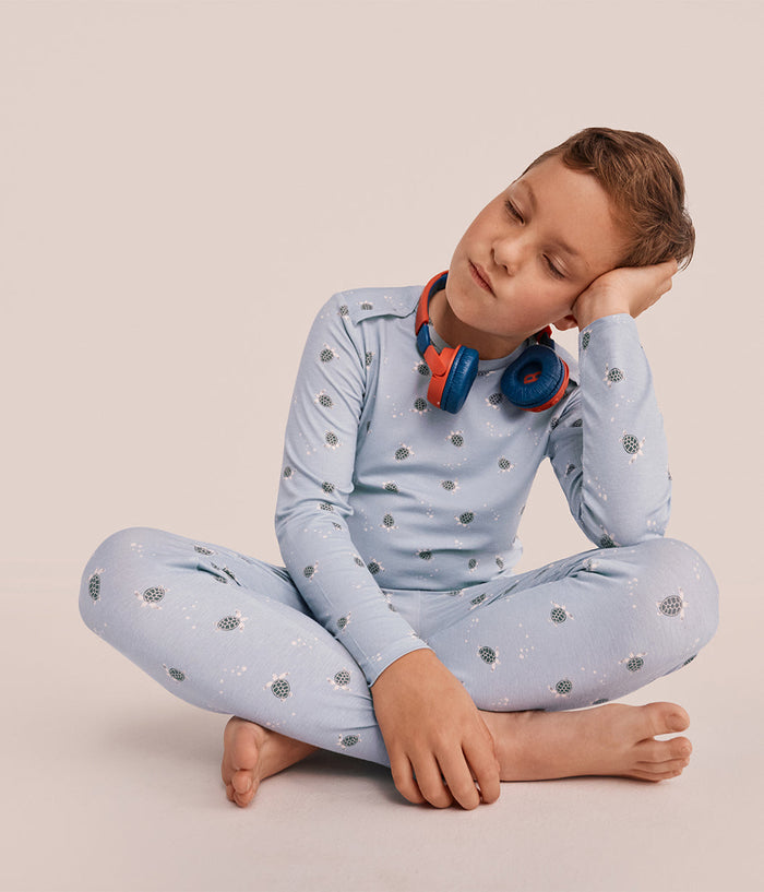 Sleep Suit & Pyjama Bundle | 3.5 TOG | Forest | Blue Turtally