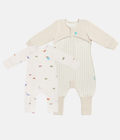 Sleep Suit & Romper Bundle | 1.0 TOG | Houndstooth | Dino Snore