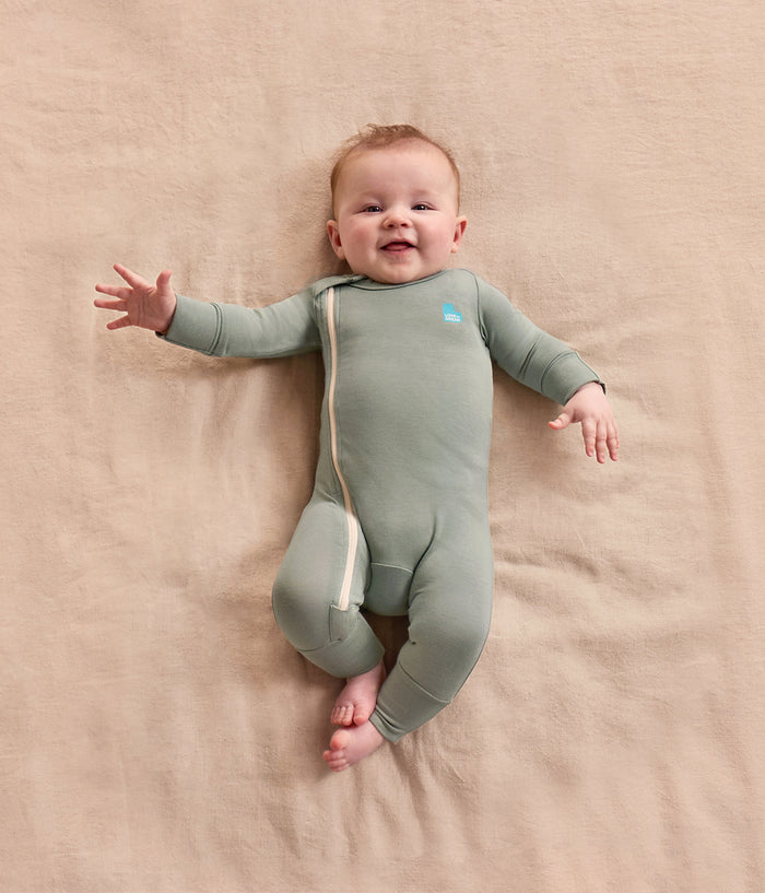 Sleep Suit & Romper Bundle | 2.5 TOG | Olive Bees | Deep Olive