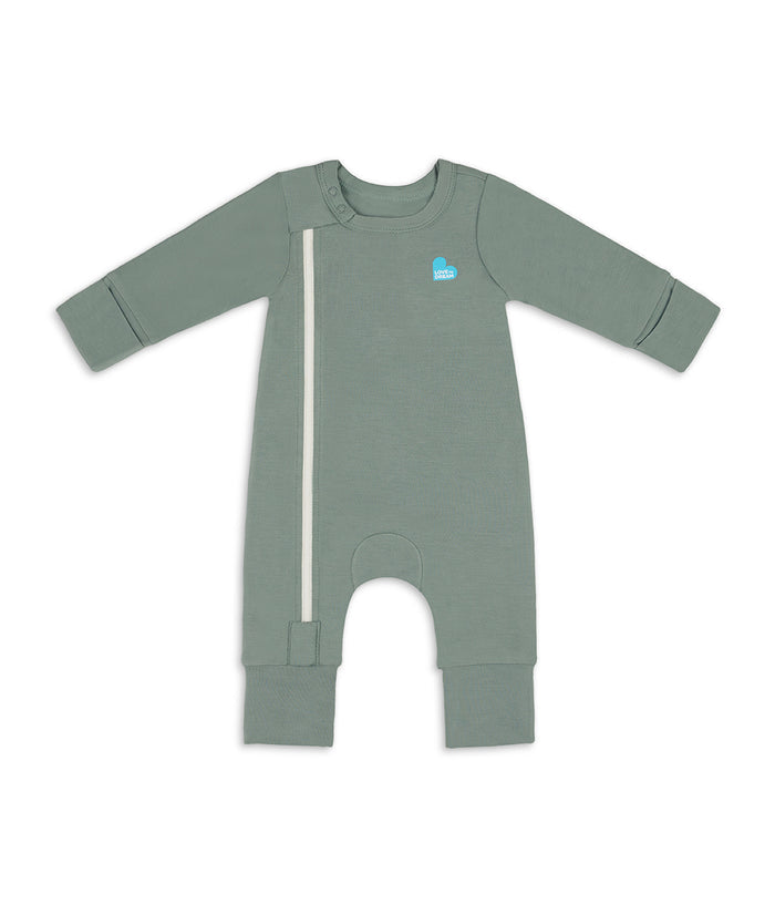 Sleep Suit & Romper Bundle | 2.5 TOG | Olive Bees | Deep Olive