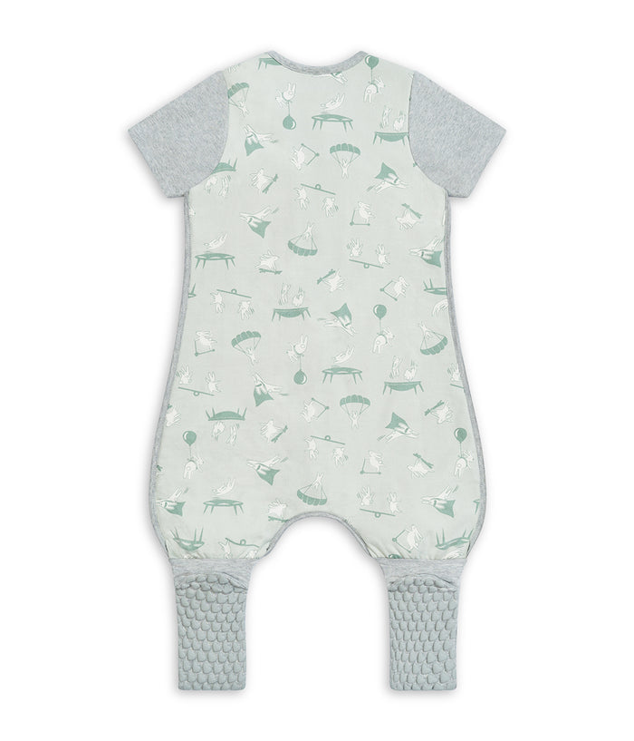 Sleep Suit Short Sleeve 1.0 TOG Organic Cotton Green Daredevil