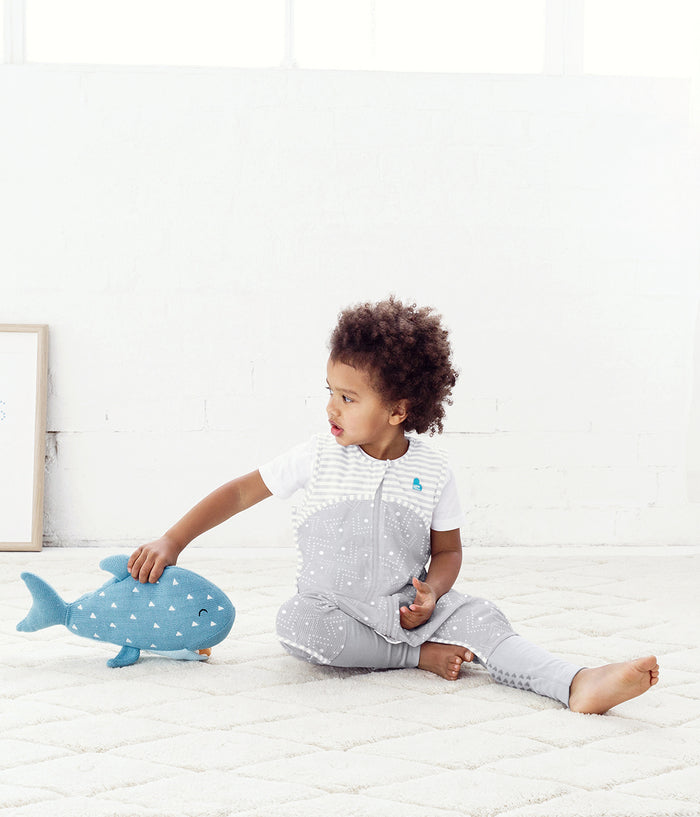 Sleep Suit Sleeveless 0.2 TOG Cotton Grey
