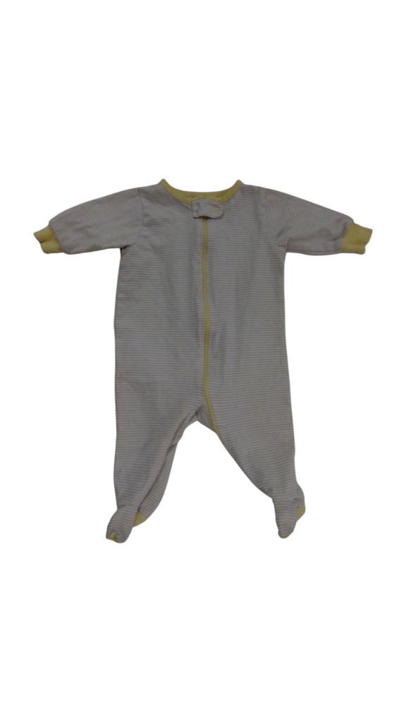 Sleeper: White/gray Strip