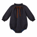 Smocked Rick Rack Girls Romper