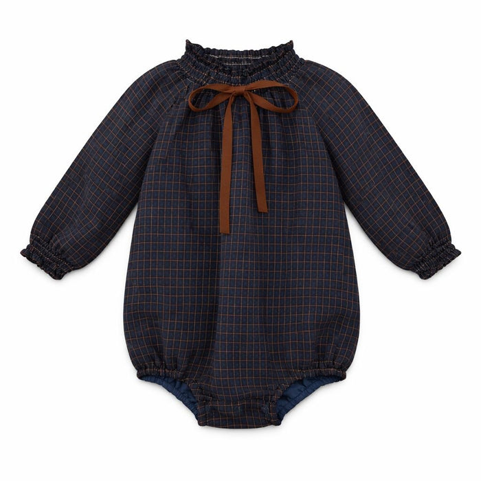 Smocked Rick Rack Girls Romper