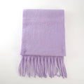 Soft Mohair Feel Scarf - Cozy Winter Wrap_CWASC0323: LIGHTPURPLE / (OS) 1