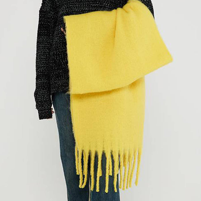 Soft Mohair Feel Scarf - Cozy Winter Wrap_CWASC0323: LIGHTPURPLE / (OS) 1