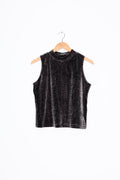 Spiral - NZ vintage Womens Grey Top Size M