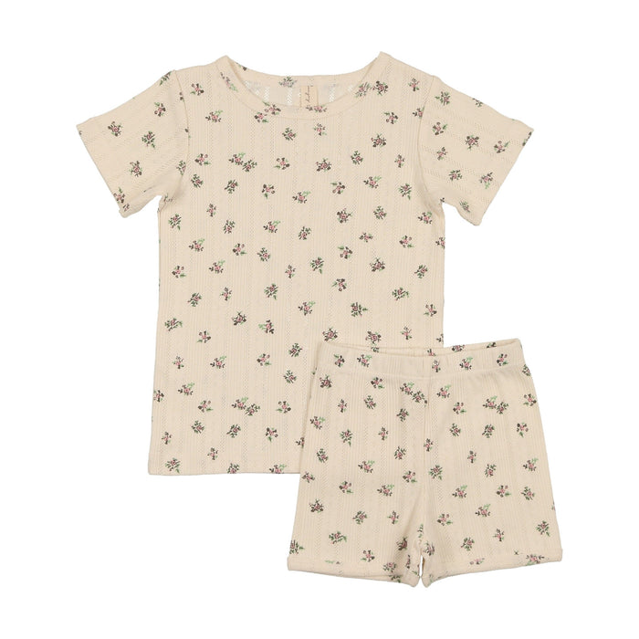 Springtime Chic Short Sleeve Lounge Set