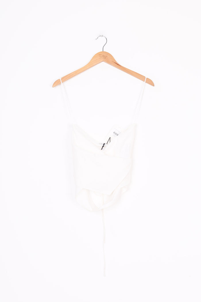 St Agni Womens White Top Size S