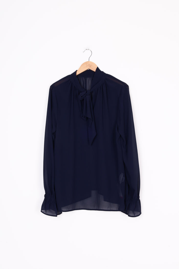 Staple + Cloth Womens Blue Top Size 12