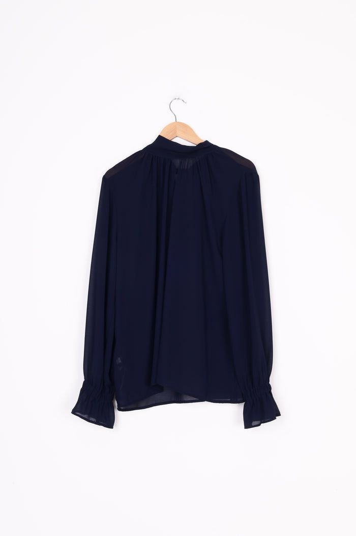 Staple + Cloth Womens Blue Top Size 12