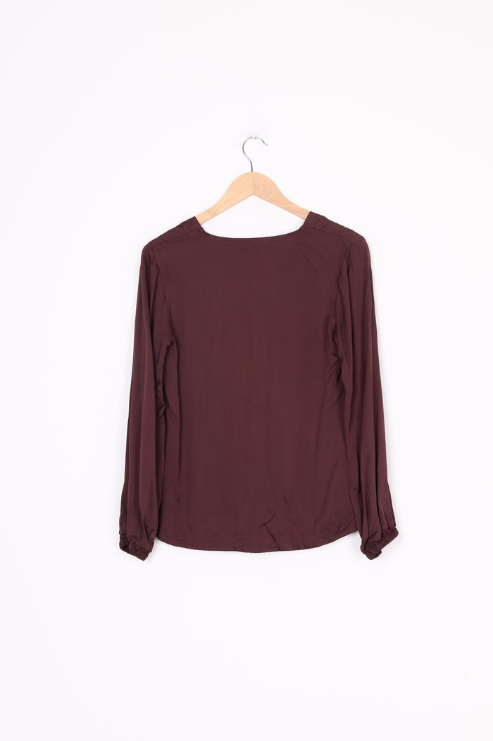 Staple + Cloth Womens Brown Top Size 8