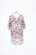 Staple + Cloth Womens Grey Top Size M