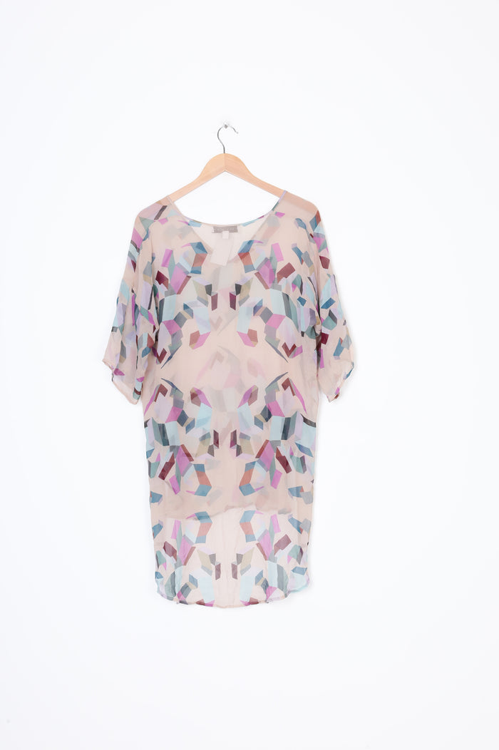 Staple + Cloth Womens Grey Top Size M