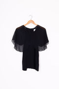 Storm Womens Black Top Size 8
