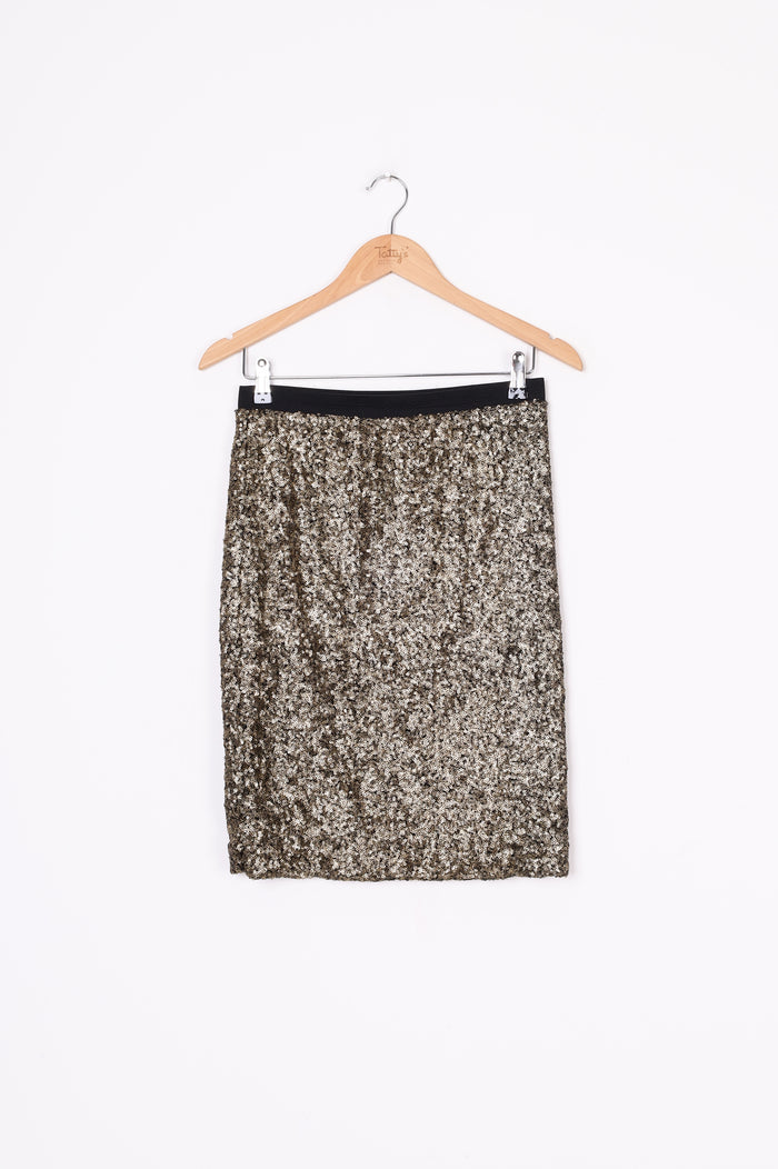 Storm Womens Gold Skirt Size 10