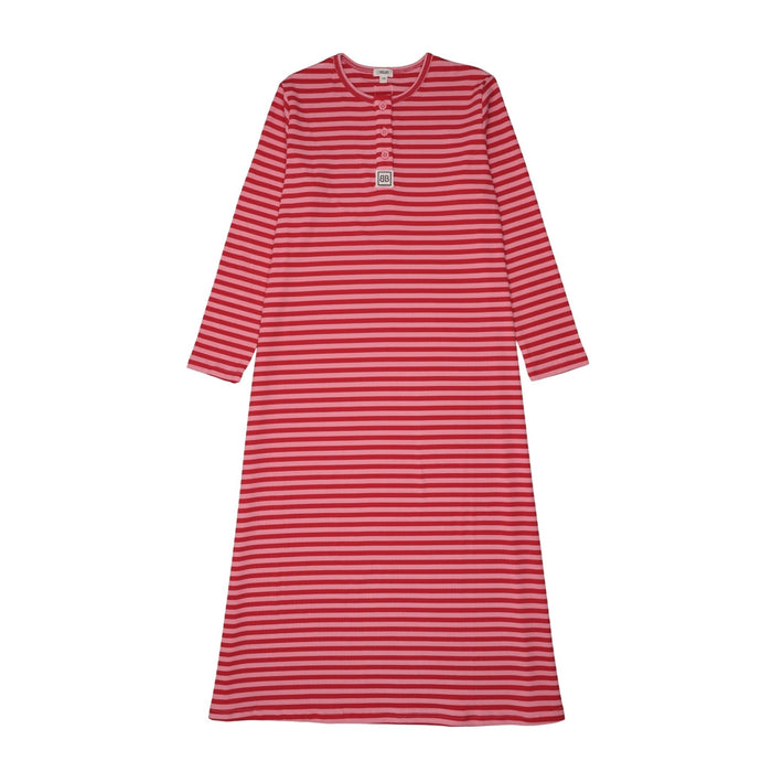 Stripe Squad Long Nightgown