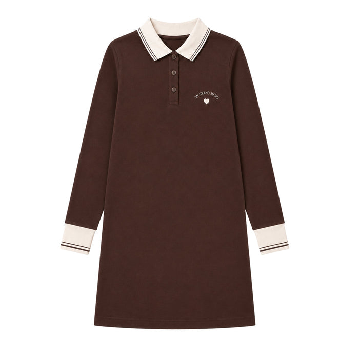 Striped Collar Dress