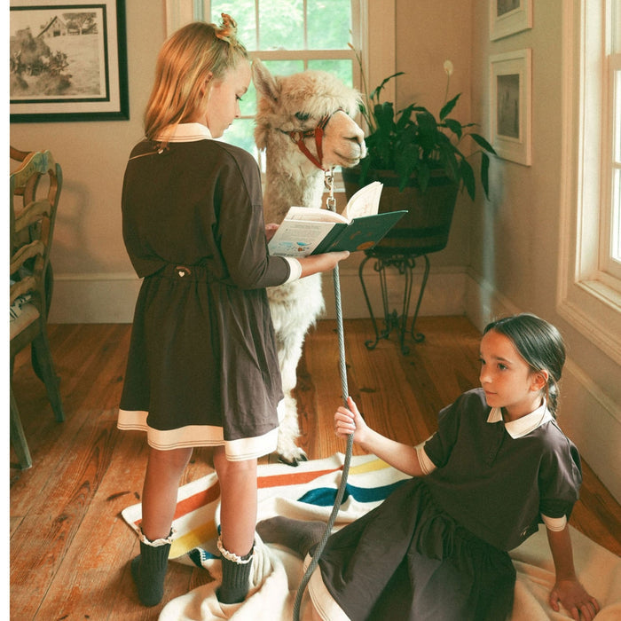 Striped Collar Skirt